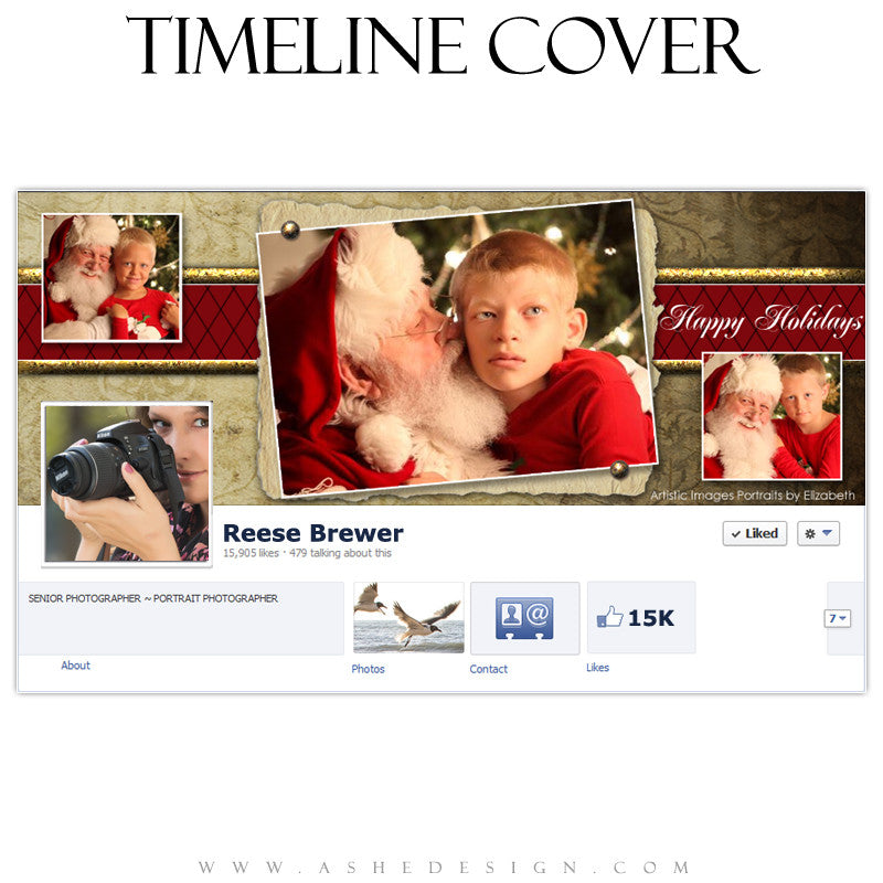 Timeline Cover Design - Ginger Bread