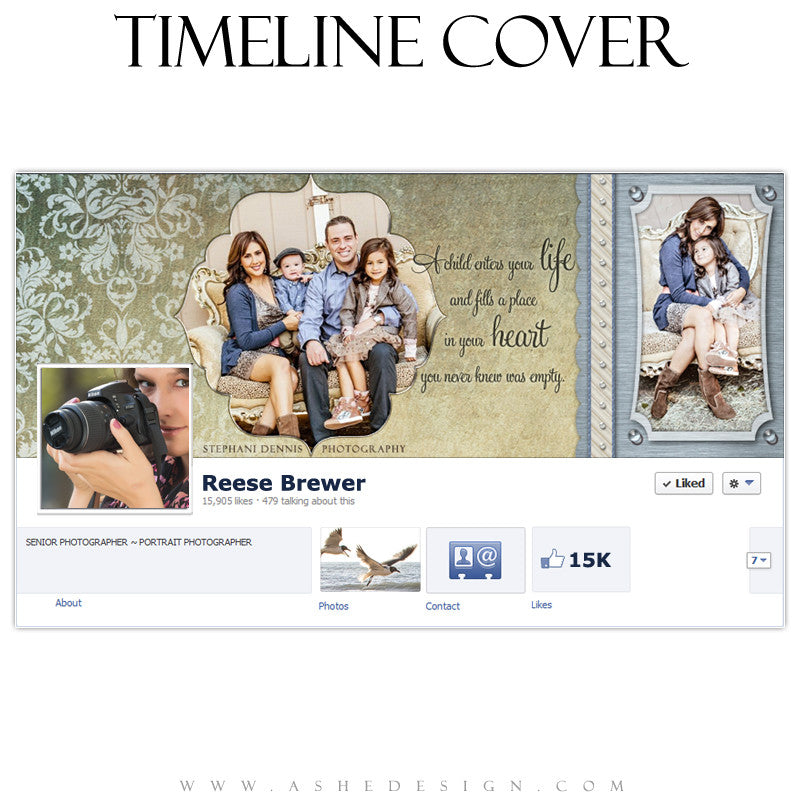 Newborn Timeline Cover Design - Griffin