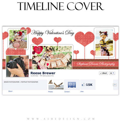 Timeline Cover Design - Happy Hearts