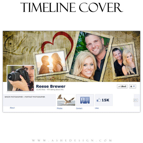 Timeline Cover Design - Love Letters