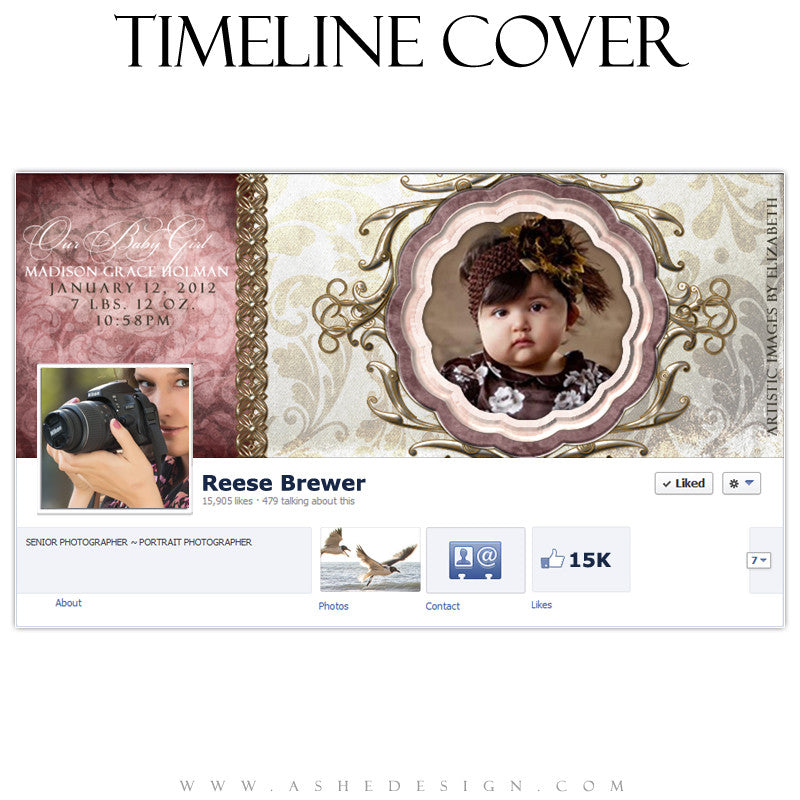 Timeline Cover Design - Madison Grace