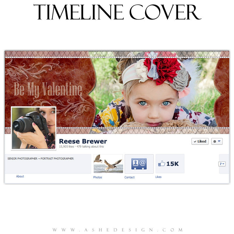Timeline Cover Design - My Valentine