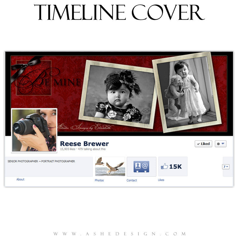 Timeline Cover Design - Red Hot Valentines