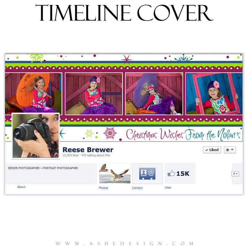 Timeline Cover Design - Santa Baby