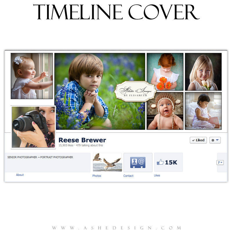 Timeline Cover Design - Simply White