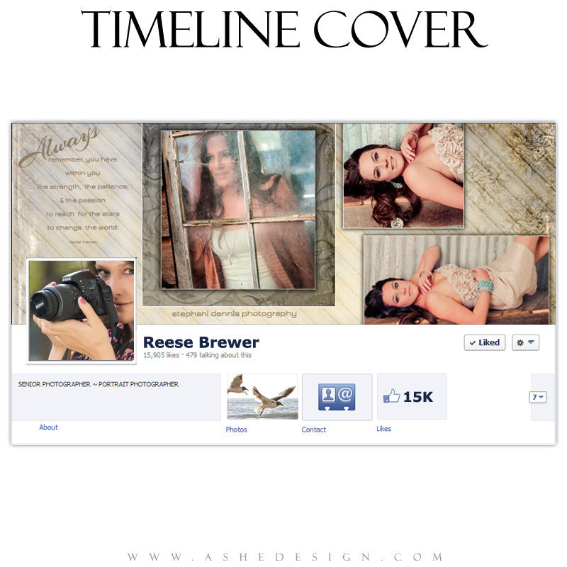Timeline Cover Design - Tess