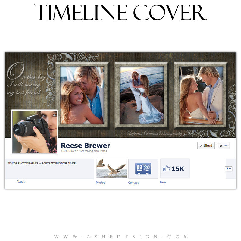 Timeline Cover Design - Whitewashed
