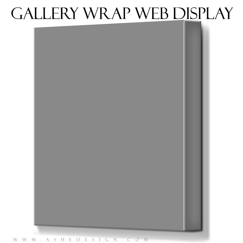 Ashe Design | 16x20 Gallery Wrap Mockup