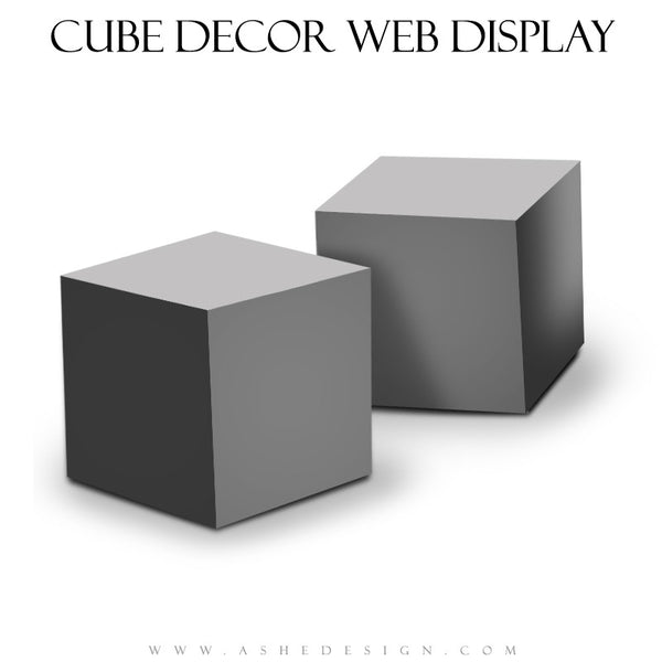 Ashe Design | 4x4 Cube Decor Mockup