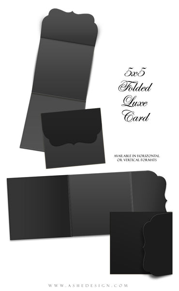 Ashe Design | 5x5 Folded Luxe Mockup