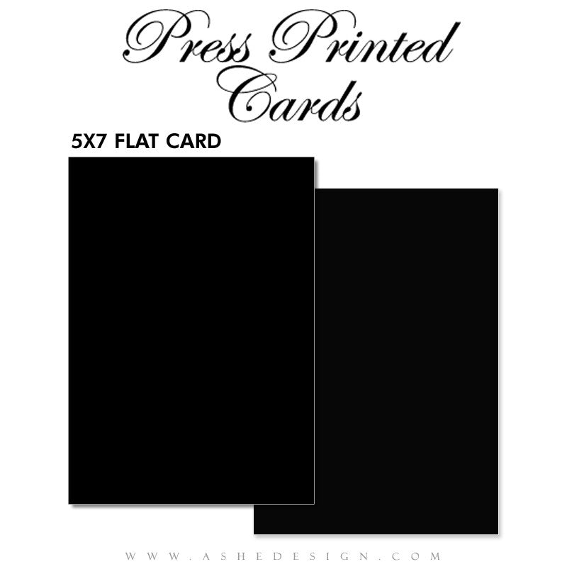 Ashe Design | 5x7 Flat Card Mockup
