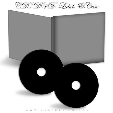 Ashe Design | CD-DVD Labels & Cases Mockup