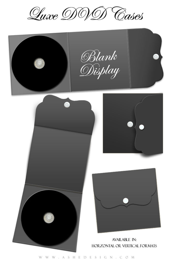 Ashe Design | Luxe DVD Label & Case Mockup