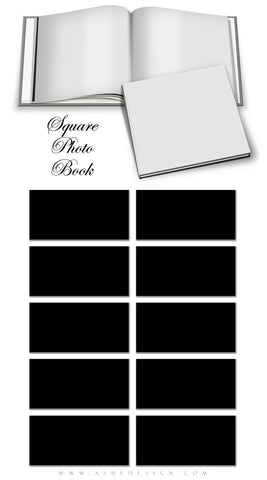 Ashe Design | Square Photo Book Mockup
