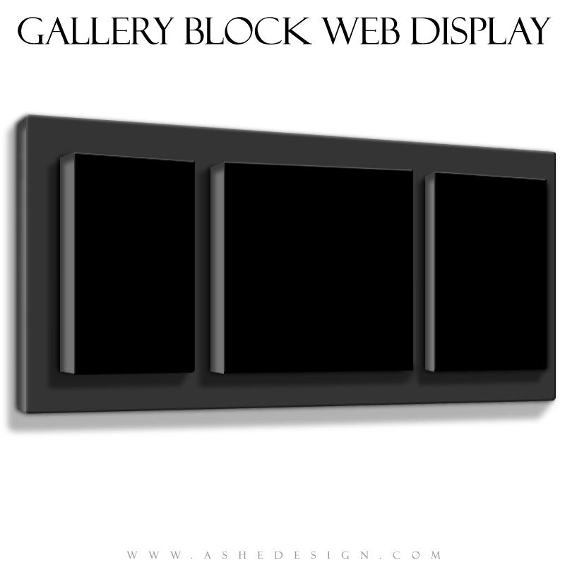 Ashe Design | The Classic Three Gallery Block Mockup