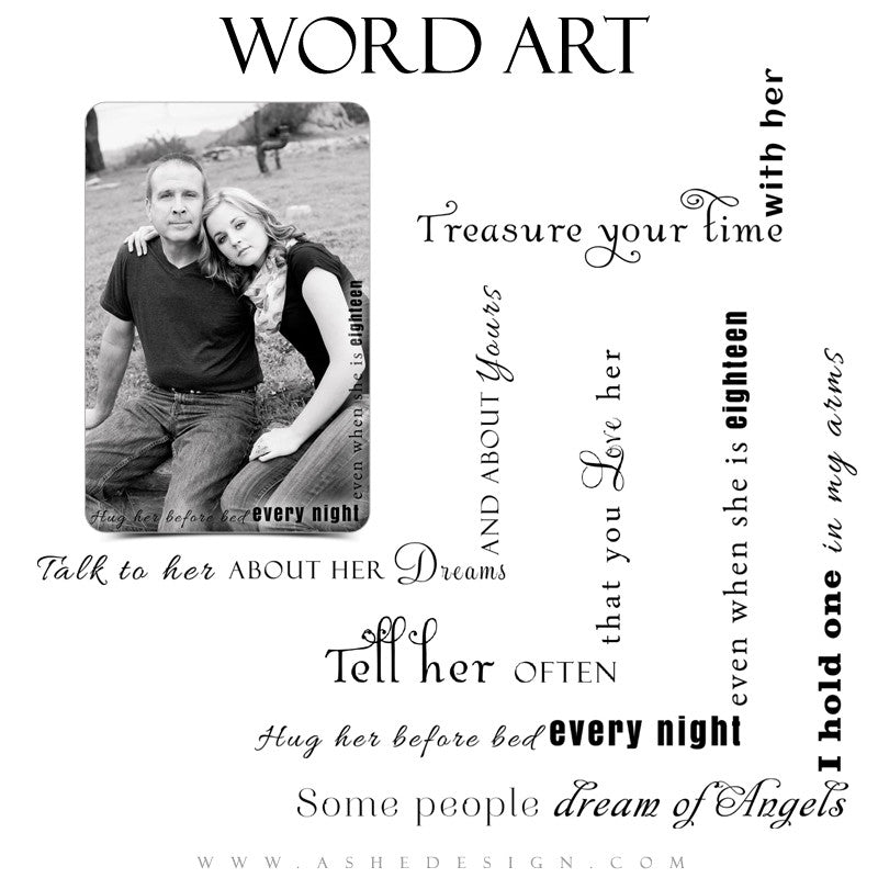 Daughter Word Art Quotes - Dreaming Of Angels