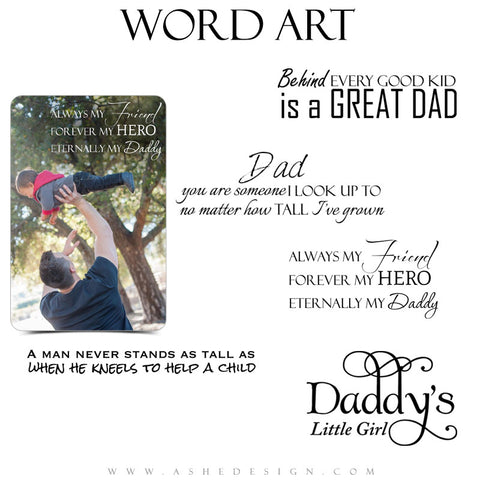 Word Art Collection - Great Dad