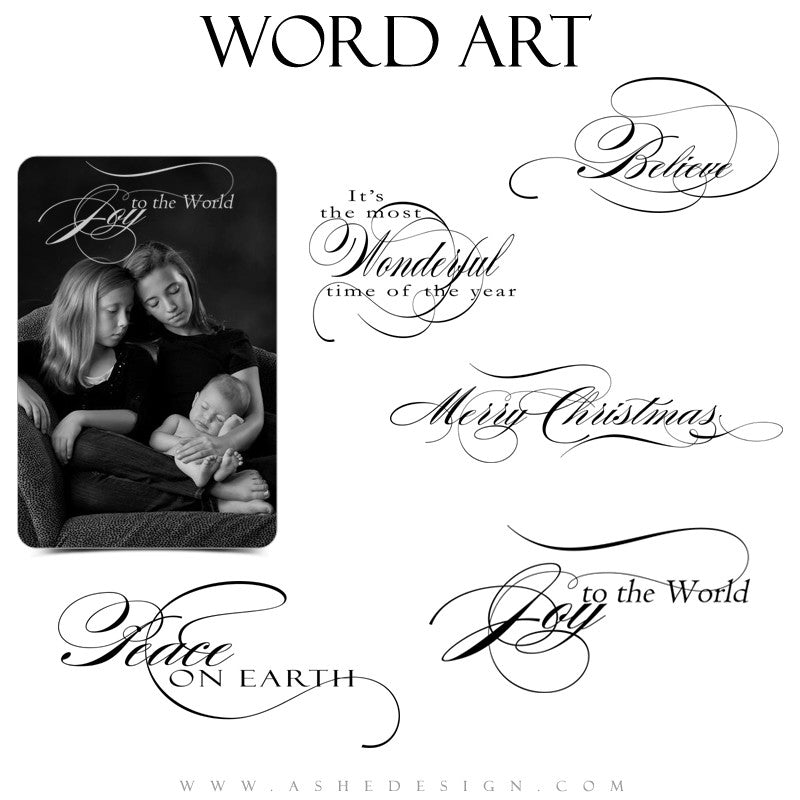 Christmas Word Art Quotes - Joy To The World