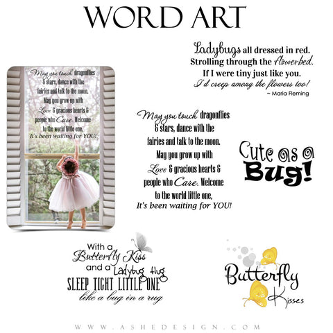 Baby Word Art Quotes - Little Buggers