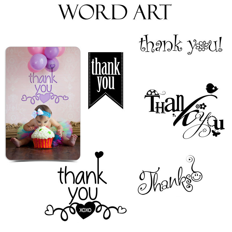 Word Art Collection - Thank You Kids