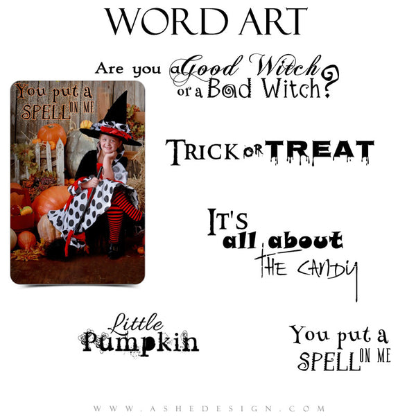 Word Art Collection - Trick Or Treat