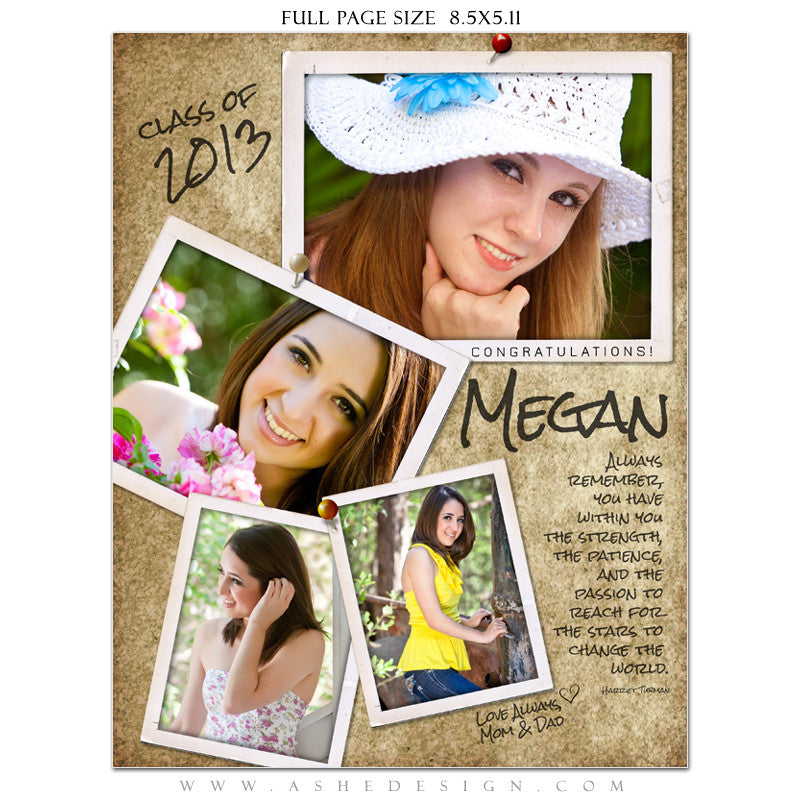 Yearbook Templates for Photographers - Photographs Design