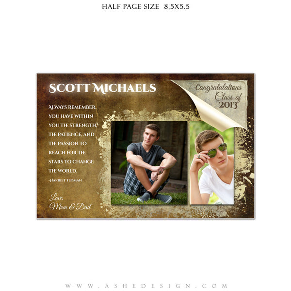 Ripped Yearbook Templates for Photographers
