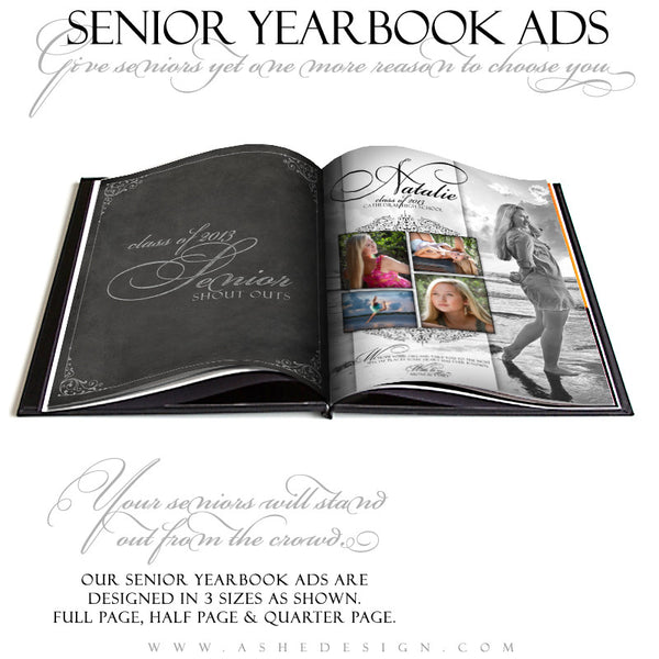 Ashe Design | Simply Classic Yearbook Templates for Photographers