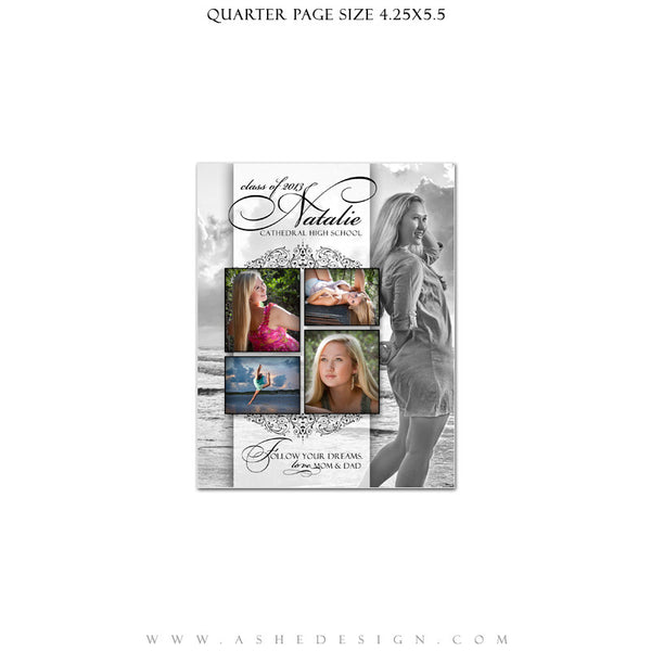 Ashe Design | Simply Classic Yearbook Templates for Photographers