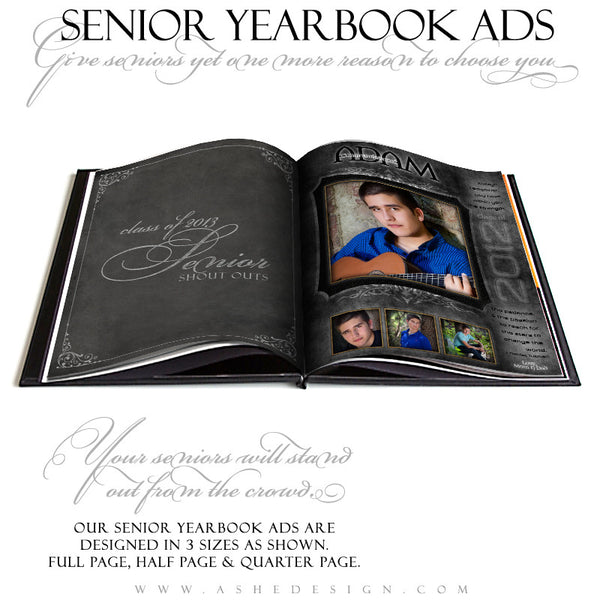 Tattooed Yearbook Templates for Photographers