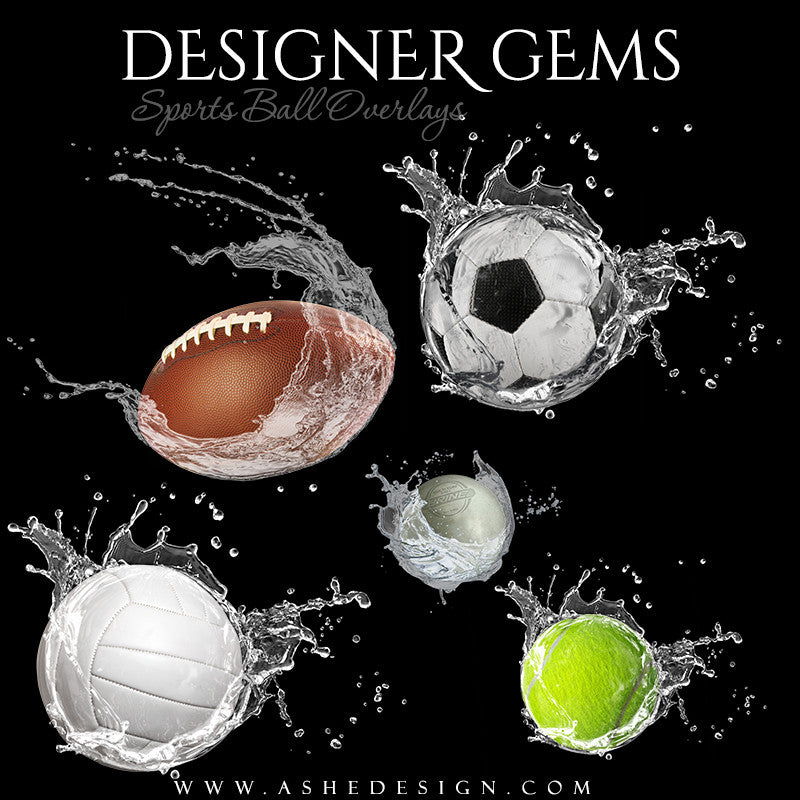 Designer Gems - Waterball Overlays Set 1