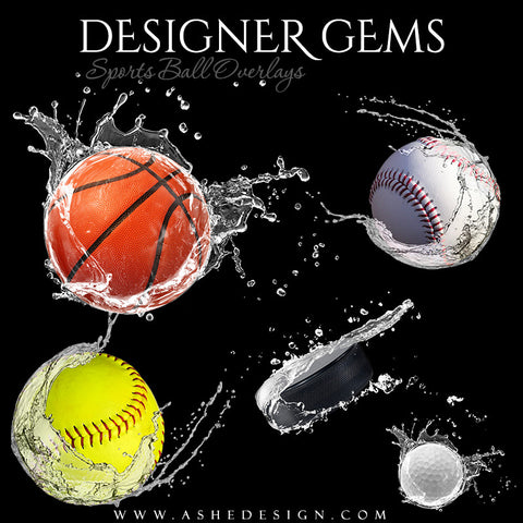 Designer Gems - Waterball Overlays Set 2