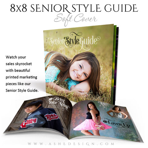 8x8 Soft Cover Marketing Photo Book | Senior Style Guide cover