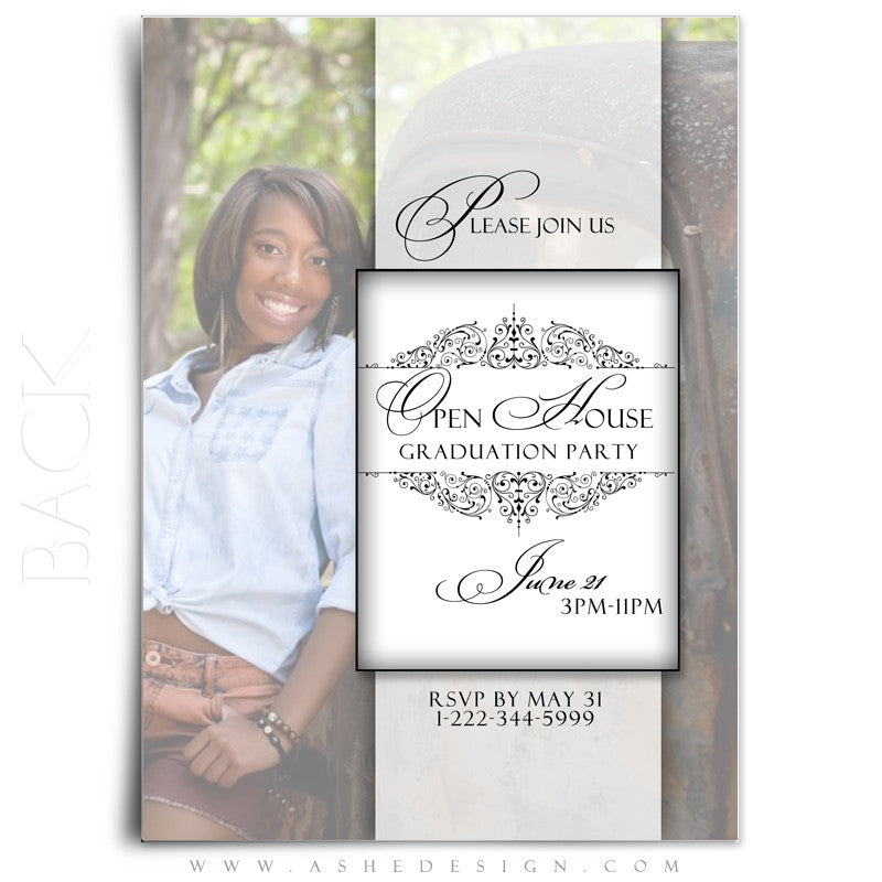 5x7 Flat Graduation Card
