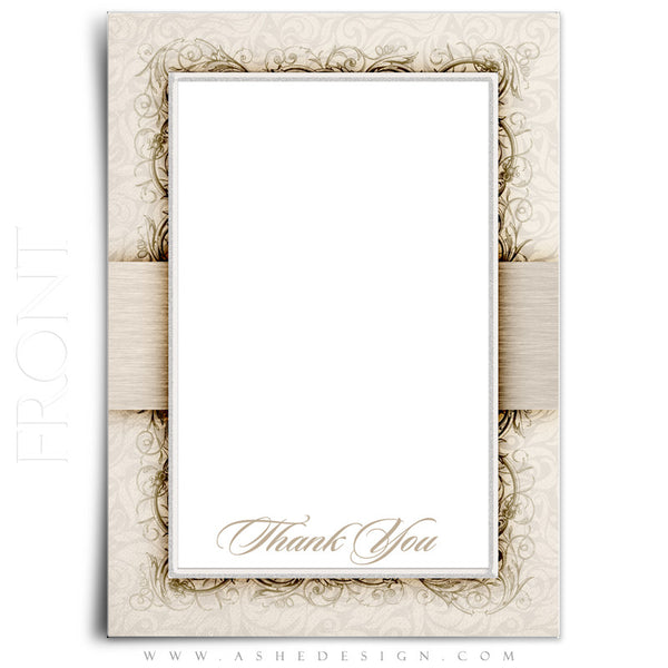 I Do Wedding Thank You Template front