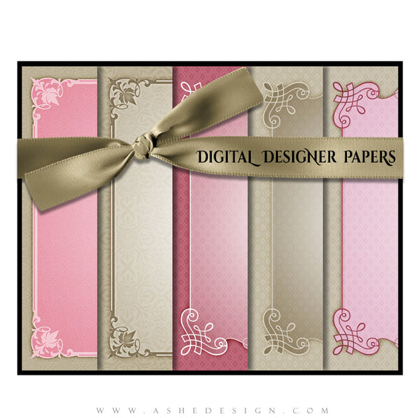 Embassy Designer Paper Elegant Edges Designer Paper Set – AsheDesign