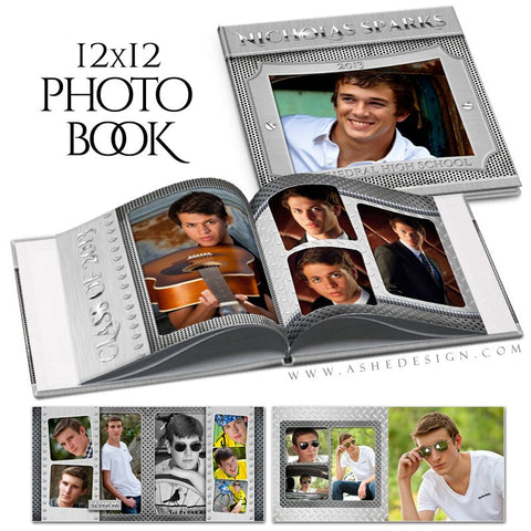 Photo Book 10x10 Template | Steel Mate open book