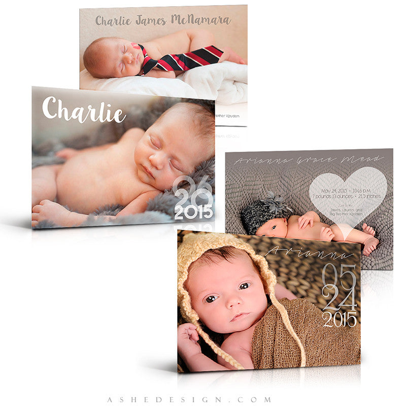 Birth Announcement Set | Simply Baby Charlie/Arianna