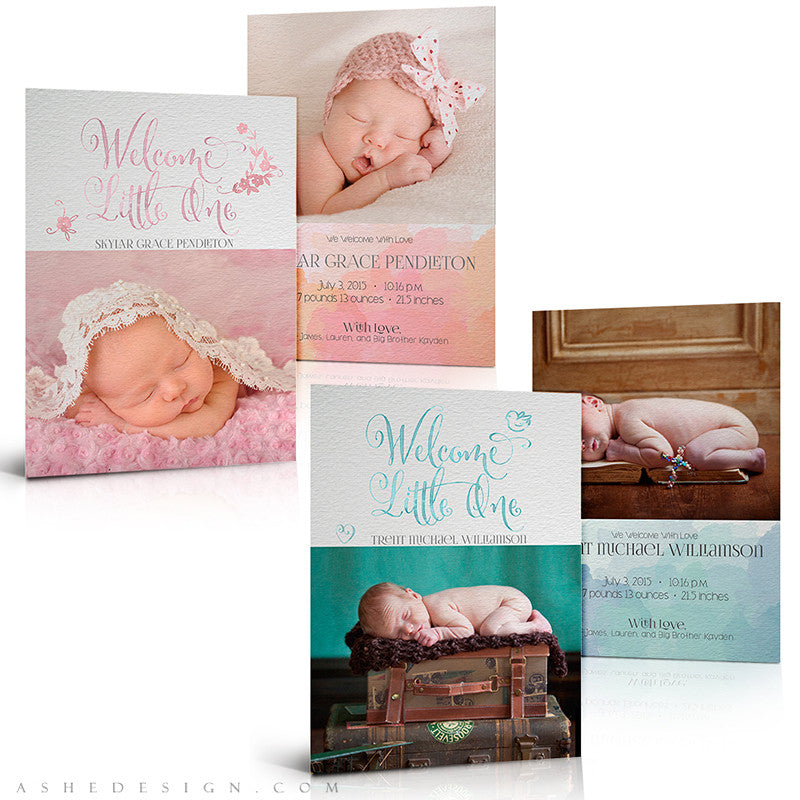 Birth Announcement Set | Simply Baby Skylar/Trent