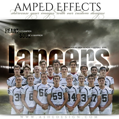 Amped Effects Sports Templates | Heart Of A Champion