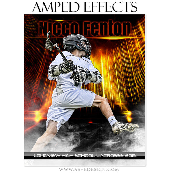 Ashe Design | Amped Effects Sports Templates | Allstar Arena lacrosse