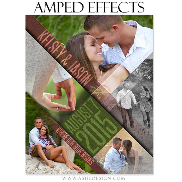Ashe Design | Amped Effects Photography Templates | Angled engagement