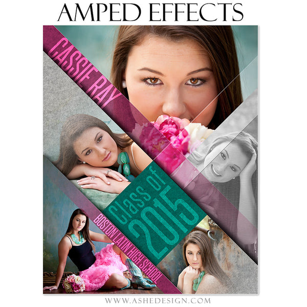 Ashe Design | Amped Effects Photography Templates | Angled seniors