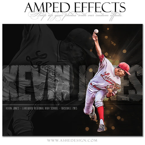 Ashe Design | Amped Effects Sports Templates | Rising Star baseball