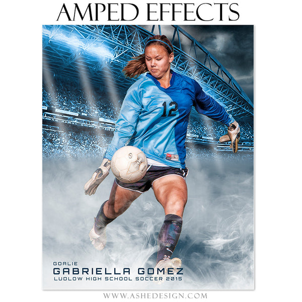 Amped Effects Sports Templates | Smokey Stadium soccer