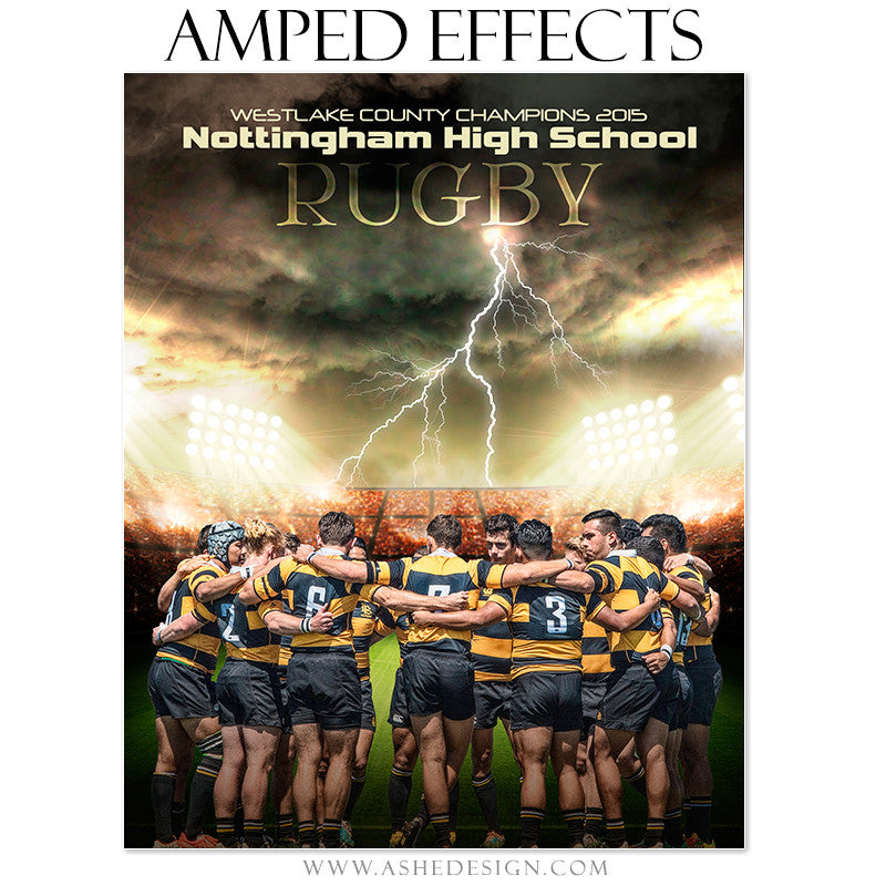 Amped Effects Sports Templates | Storm Chaser rugby