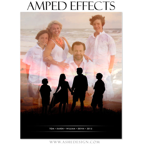 Ashe Design | Amped Effects Templates | Sunset Silhouette family