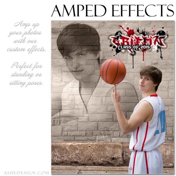 Ashe Design | Amped Effects Photography Templates | Brick Wall 3