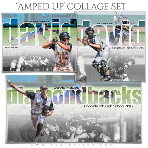 Ashe Design | Amped Sports Collages | Between The Lines