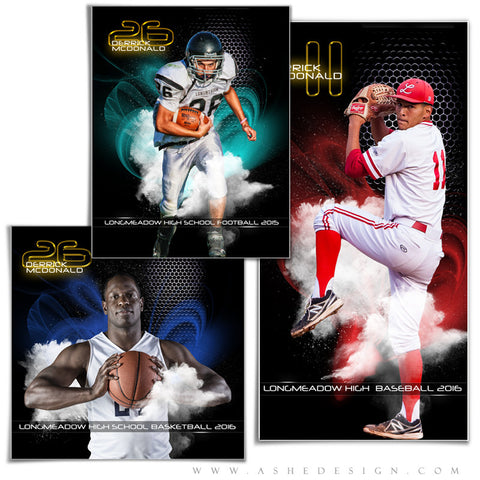 Ashe Design | Amped Sports Collages | Screen Play
